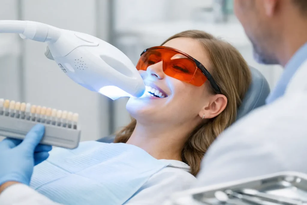Teeth Whitening Treatments at Dentist Offices